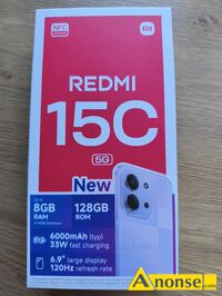 Anonse REDMI 15C 5G, Sprzedam nowy telefon REDMI 15C 5g, stan idealny, c.520z� do uzg.. OSTROWIEC �WI�TOKRZYSKI