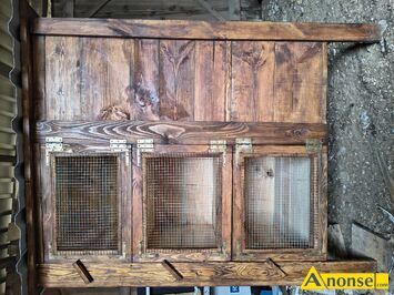 Anonse SPRZEDAM KLATK� DLA KR�LIK�W, Sprzedam now� klatk� trzy komorowa o wym 120z szer 45 wys 75 g��boko�� jednej komory, wykonan� z nowych wysusz