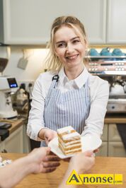 Anonse SPRZEDAWCA, umowa na czas pr�bny, do�wiadczenie, osoba niepe�nosprawna, Poszukujemy osoby na stanowisko sprzedawca / sprzedawczyni w cukiern