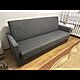 WERSALKA, Wygodna, szara rozk�adana sofa, kt�ra pos�u�y jako dodatkowe miejsce do spania. Mebel jest w bardzo dobrym stanie, nadaje si� do u