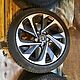 ALUFELGI TOYOTA, oryginalne 17 x J7; 5 x 114,3; otw�r 60,1mm; ET 50; z czujnikami ci�nienia i letnimi oponami Michelin 215/45R17, c.2.800z�.