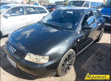 Anonse AUDI A3, 2000r., 1.900cm<sup>3</sup>, 110KM, diesel, hatchback, 272.800km, czarny, metalik, ABS, ASR, poduszki powietrzne, 4xPP, immobiliser, wspomagan