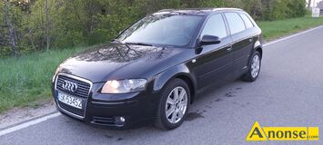 Anonse AUDI A3, 2006r., 2.000cm<sup>3</sup>, 140KM, diesel, hatchback, 250.000km, czarny, metalik, poduszki powietrzne, 8xPP, system kontroli trakcji, immobil