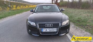 Anonse AUDI A5, 2009r., 2.000cm<sup>3</sup>, 170KM, diesel, coupe, 164.500km, czarny, metalik, immobiliser, ABS, system kontroli trakcji, autoalarm, poduszki