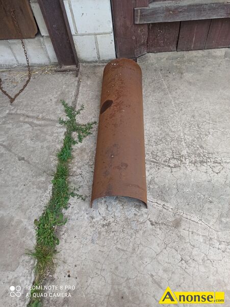 BLACHA , u�ywana opis dodatkowy: 2mm wygi�ta w kszta�cie p�kola o wymiarach 29cm x 17cm x 1m i   2,90m	 stan przedmiotu transakcji: stan bardzo dobry - image 1