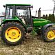 CI�GNIK, rolniczy, JOHN DEERE, gara�owany, kpl. obci��nik�w, komfortowa kabina, podno�nik, oryginalny, kpl. zaczep�w, kpl. dokument�w, o�wie