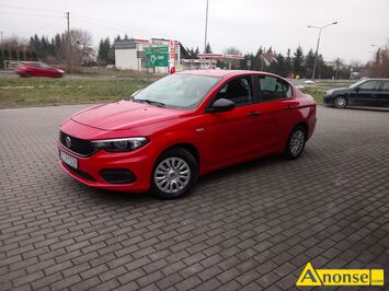Anonse FIAT TIPO, 2019r., 1,4cm<sup>3</sup>, 95KM, benzyna + gaz sekwencyjny, sedan, 160.000km, czerwony, stan bardzo dobry, c.32.900z�. CHE�M