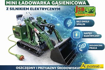 Anonse GLEBOGRYZARKA, JSB MINI, NASZE MINIMASZYNY Z SILNIKIEM ELEKTRYCZNYM • E-�adowarka ko�owa MS-L116 – 43 999 z� netto / 10 499 EUR • E-�a