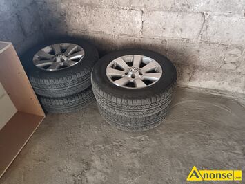 Anonse KO�A TIGUAN 16 CALI 5X112, Ko�a aluminiowe wraz z oponami rozstaw 5x112w dobrym stanie, stan dobry, c.800z� do uzg.. ZIELONKA STARA 572-44
