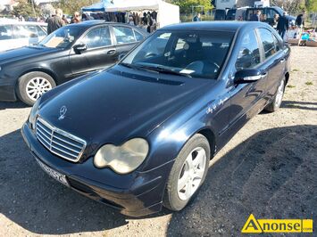 Anonse MERCEDES W203, 2001r., 2.200cm<sup>3</sup>, 122KM, diesel, sedan, 390.000km, niebieski, metalik, ABS, ASR, immobiliser, centralny zamek, komputer pok�a