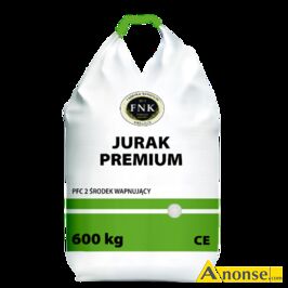 Anonse NAWOZY, wapniowe, Wapno granulowane bez magnezu Jurak Premium to bezpieczny naw�z wapniowy o wysokiej zawarto�ci CaCO3 - 90% (CaO 50%). Jest