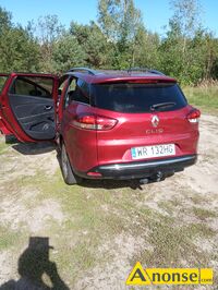 Anonse RENAULT CLIO, 2018r., 898cm<sup>3</sup>, 90KM, turbo benzyna, kombi, 154.231km, wi�niowy, metalik, Renault Clio turbo benz energi tce limitet nawigacja