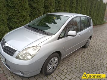 Anonse TOYOTA COROLLA VERSO, 2003r., 2.000cm<sup>3</sup>, 90KM, diesel, 267.000km, metalik, Aktualne OC i przegl�d techniczny, klimatyzacja sprawna, �rodek za