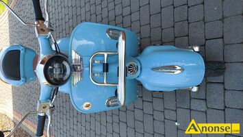 Anonse VESPA BILI BIKE, 2022r./VI, 20, 3000KM, 890km, b��kitny, skuter, kufry, s kuter elektryczny Bili BikE Ronic 3000 W72 v 20AH lit niebieski 2
