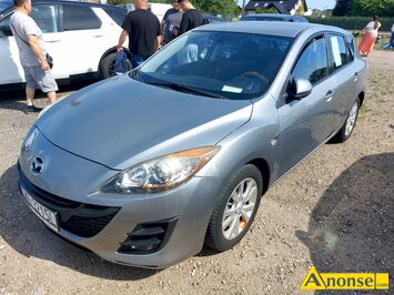 Anonse - MAZDA 3, 2011r., 1.600cm<sup>3</sup>, 115KM, diesel, hatchback, 265.000km, srebrny, metalik, ABS, ASR, poduszki powietrzne, 2xPP, immobiliser, wspomaga Anonse MAZDA 3, 2011r., 1.600cm<sup>3</sup>, 115KM, diesel, hatchback, 265.000km, srebrny, metalik, ABS, ASR, poduszki powietrzne, 2xPP, immobiliser, wspomaga