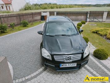 Anonse NISSAN Qashqai, 2008r., 1.997cm<sup>3</sup>, 250.000km, czarny, Sprzedam Nissan Qashqai+2,2.0 benzyna, 7-osobowy, Co i Nw wa�ne do 6lipca 2026, przegl�