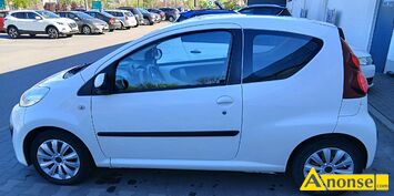 Anonse - PEUGEOT 107, 2013r./VII, 998cm<sup>3</sup>, 60KM, benzyna, hatchback, 186.000km, biały, ABS, immobiliser, poduszki powietrzne, 6xPP, elektryczne szyby Anonse PEUGEOT 107, 2013r./VII, 998cm<sup>3</sup>, 60KM, benzyna, hatchback, 186.000km, biały, ABS, immobiliser, poduszki powietrzne, 6xPP, elektryczne szyby