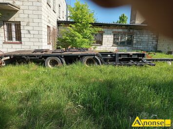 Anonse PRZYCZEPA, Tandem 16 Tonowy 2007r. na poduszkach do przewozu bel kostek s�omy klock�w drzewa itp. po niewielkiej przer�bce, c.12.000z�. WYSO
