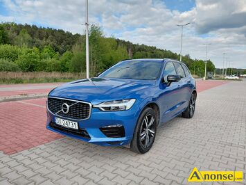 Anonse - VOLVO XC60, 2019r./XII, 2.000cm<sup>3</sup>, 235KM, diesel, 150.000km, niebieski, perła, ABS, immobiliser, ASR, autoalarm, poduszki powietrzne, 8xPP, s Anonse VOLVO XC60, 2019r./XII, 2.000cm<sup>3</sup>, 235KM, diesel, 150.000km, niebieski, perła, ABS, immobiliser, ASR, autoalarm, poduszki powietrzne, 8xPP, s