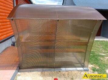 Anonse ALTANKA, Sprzedam altank� z profila ocynkowanego o wymiarach d�ugo�� 195cm szeroko�� 175cm wysoko�c 200cm, stan bardzo dobry, c.1.250z� do u
