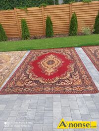 Anonse DYWAN, we wzory tureckie o wymiarach:1,50 x 2,50m i 2 x 3m, stan bardzo dobry, c.120z�/sz do uzg.. KOZ��W