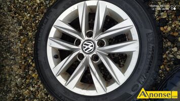 Anonse FELGI ALUMINIOWE 15'' GOLF 6, sprzedam alufelgi z oponami letnimi do golfa 5/6 stan idealny, felgi z niemiec nie u�ywane w polsce, rozstaw