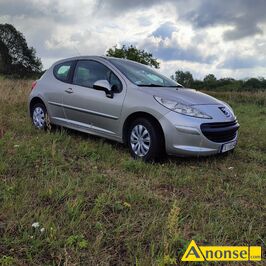 Anonse PEUGEOT 207, 2007r., 1.360cm<sup>3</sup>, 73KM, benzyna, hatchback, 118.000km, srebrny, metalik, ABS, immobiliser, centralny zamek, elektryczne lusterk
