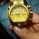 ZEGAREK NA R�K�, Witam Mam do sprzedania tanio fajny Pi�kny du�y nowy m�ski sportowy zegarek invicta bolt zeus 25206 w kolorze z�otym na bra