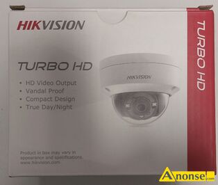 Anonse MONITORING, Sprzedam zestaw 2 sztuk nowych kamer kopu�kowych marki Hikvision z serii Turbo HD. Doskona�e rozwi�zanie do monitoringu. �atwa i