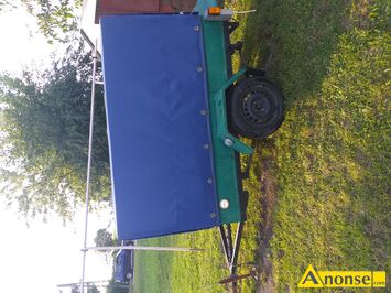 Anonse PRZYCZEPKA, sam, samochodowa, Sprzedam solidnie wykonan� przyczepk� samochodow�, op�acon� i zarejestrowan�, plandekowa, opony w dobrym stani