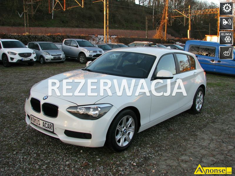 BMW  118, 2013r., 1.995cm3, 143KM , diesel, hatchback, 233.548km, biały, perła,opis dodatkowy: abs, - image 0 - anonse.com