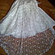 suknia  lubna, 1-czciowa, bolerko,opis dodatkowy: elegancka suknia z hafty tiulowego . Kolor ecr - image 1 - anonse.com