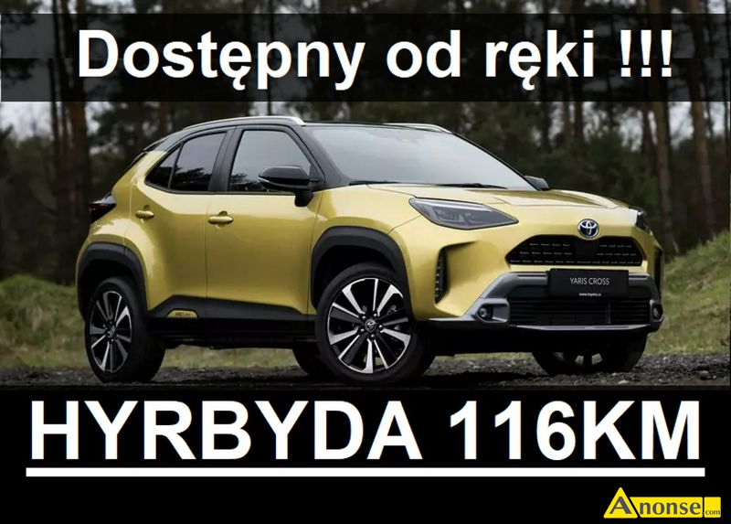 Toyota  Yaris Cross, 2022r., 1.000cm3, 116KM , hybrydowy, 1km, żółty, metalik,opis dodatkowy: abs,  - image 0 - anonse.com