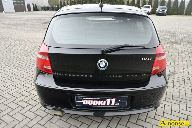 BMW  118, 2007r., 2.000cm3, 130KM , benzyna, hatchback, 217.000km, czarny, metalik,opis dodatkowy:  - image 7 - anonse.com