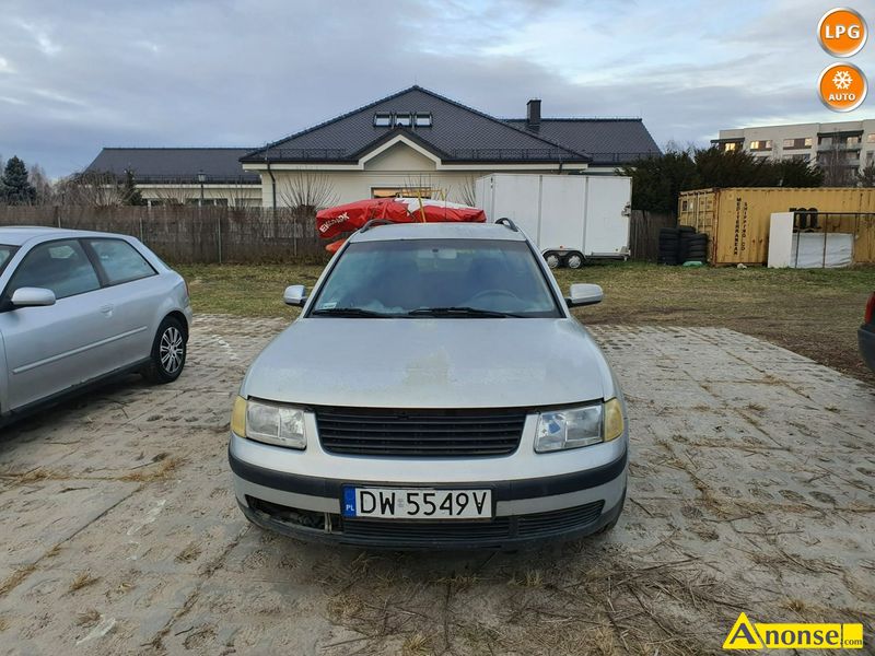 VW  PASSAT, 1999r., 1.781cm3, 150KM , benzyna + gaz, hatchback, 510.333km, srebrny, metalik,opis do - image 0 - anonse.com