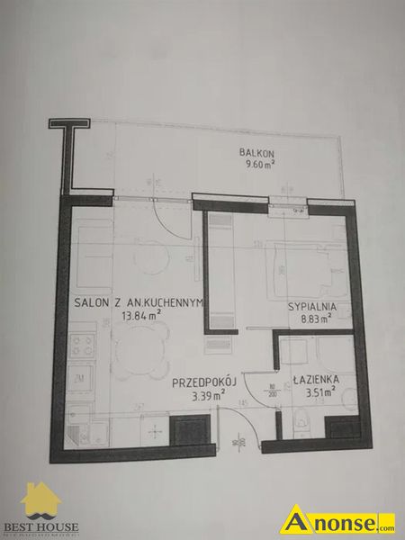 FELIN , M-3, 29m2,opis dodatkowy: apartamentowiec, jednopoziomowe, winda, gaz, prd, kanalizacja, d - image 0 - anonse.com