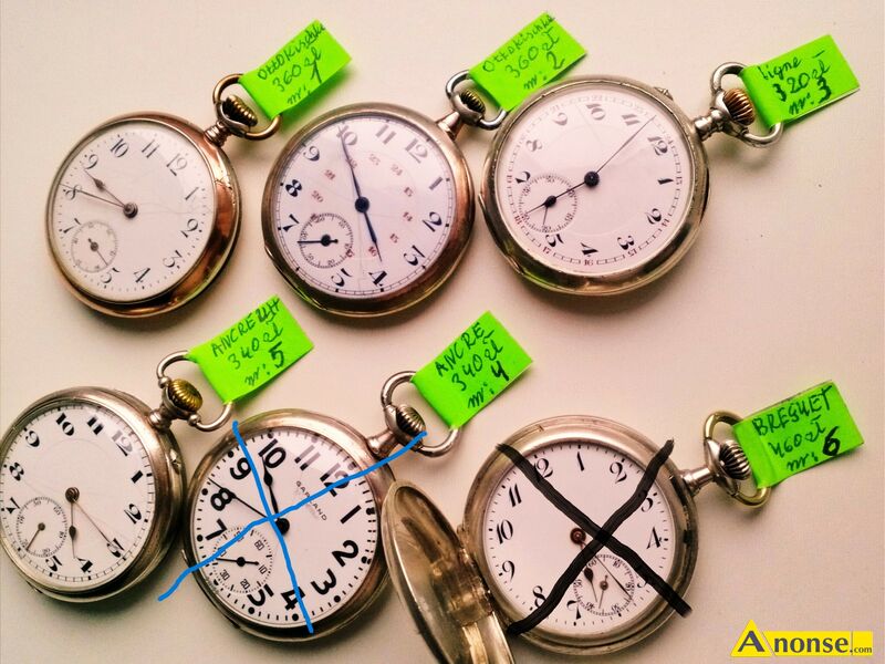 ZEGAR ,opis dodatkowy: Witam sprzedam zegarki kieszonkowe srebrne pr;0-800 zegarki s sprawne po pe - image 4 - anonse.com