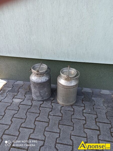 BAKI  NA MLEKO,opis dodatkowy: 2szt.-20l,stan przedmiotu transakcji: stan bardzo dobry - image 0 - anonse.com