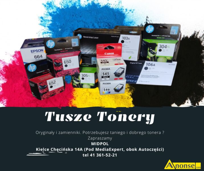 TUSZE  I TONERY KIELCE,opis dodatkowy: Masz co do drukowania i drukarka wyczua, e Ci si spieszy - image 0 - anonse.com