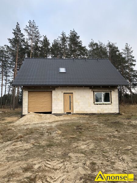 SKARSZEWY , dom 133.2m2, parterowy z poddaszem mieszkalnym, na dziace 1187m2, stan surowy zamknit - image 0 - anonse.com