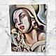 DEKORACJA  CIENNA,opis dodatkowy: https//allegro.pl/oferta/tamara-lempicka-kobieta-w-kapeluszu-rek - image 1 - anonse.com