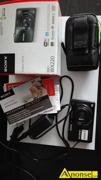 aparat  fotograficzny, SONY,opis dodatkowy: Aparat fotograficzny Sony Cyber-Shot DSC WX 220 ,stan p - image 0 - anonse.com