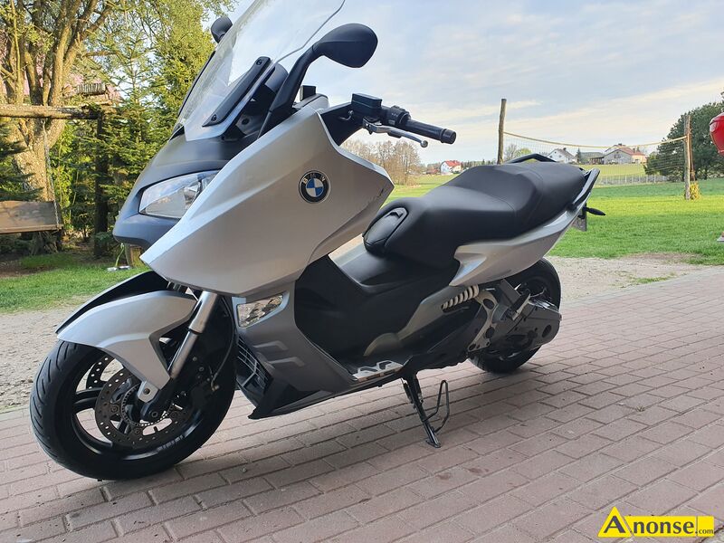 BMW  C600 SPORT, 2014r., 650, 60KM, 17.300km, srebrny, skuter, ksika serwisowa,opis dodatkowy: ma - image 0 - anonse.com