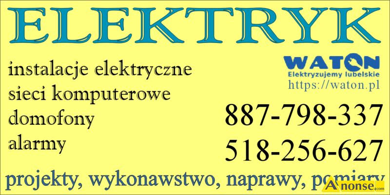 ELEKTROINSTALACJE , dojazd, uprawnienia SEP, fv,opis dodatkowy: Elektryk Zamo i okolice. Usugi e - image 0 - anonse.com