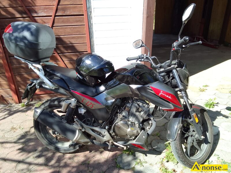 JUNAK  125 S KIDEN, 2020r., 124, kask, kufry,opis dodatkowy:  motocykl jak nowy, przez 4 lata przej - image 0 - anonse.com
