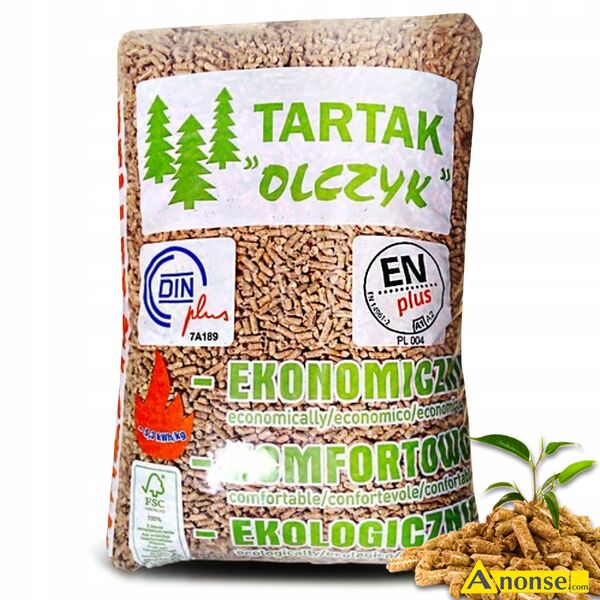 PELET ,opis dodatkowy: DO SPRZEDANIA PELLET OLCZYK. W 100% naturalne drewno bez dodatkw chemicznyc - image 0 - anonse.com