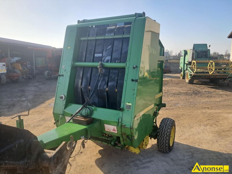 prasa ,opis dodatkowy: rolujaca  John deere 550 pasowa zmienno komorowa bele od 80 do 180  owijanie - image 0 - anonse.com