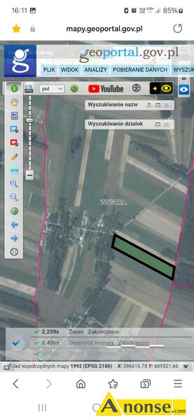 WYGODA , dziaka 22700m2, rolno-budowlana,opis dodatkowy: Dziaka w miejscowoci Wygoda gmina Polic - image 0 - anonse.com