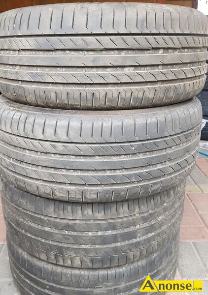 OPONY  CONTINENTAL 17,opis dodatkowy: 225/50R17, komplet 4 sztuki, rok produkcji 2020/2021, cena z - image 0 - anonse.com