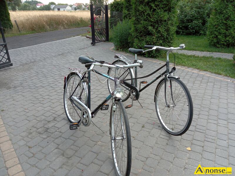 rower ,opis dodatkowy: Sprzedam rowery retro na koach 28 . Posiadam rower damk oraz z ram . Oba - image 0 - anonse.com